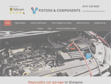 Tablet Screenshot of pistoncomponents.co.uk